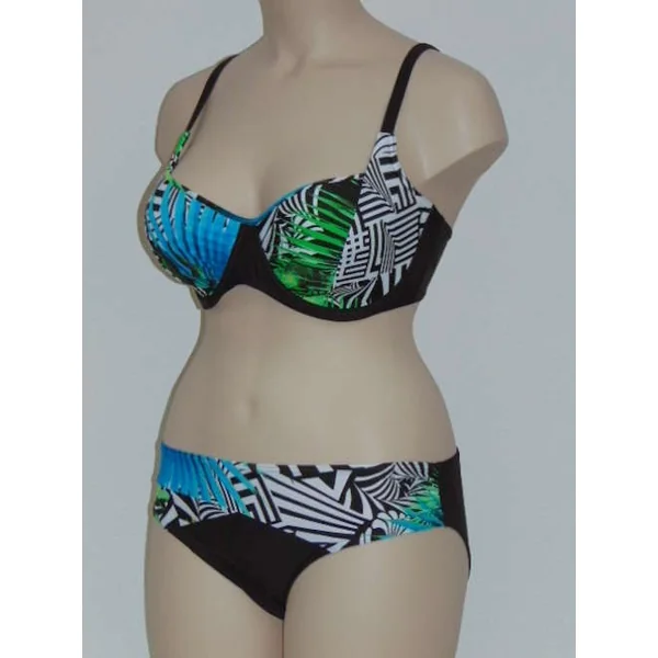 Mila Compostela marron/print set
