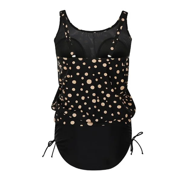 Mila Golden Dots noir tankini set