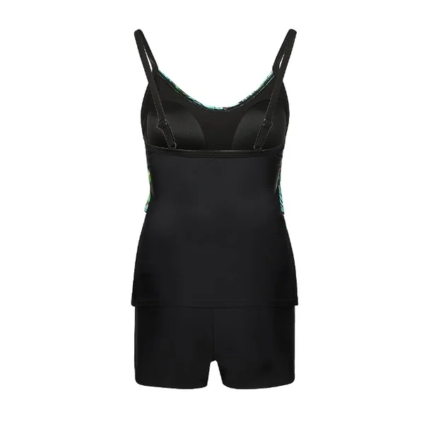 Mila Peacock aqua tankini set