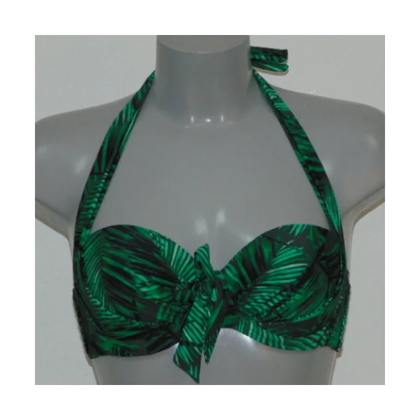 Missya Rose vert/print haut de bikini préformé