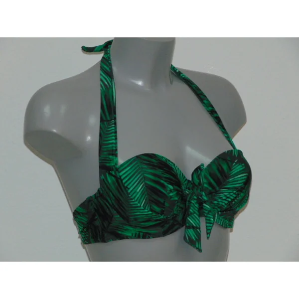 Missya Rose vert/print haut de bikini préformé