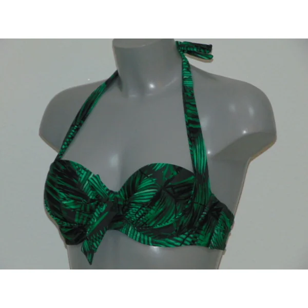 Missya Rose vert/print haut de bikini préformé
