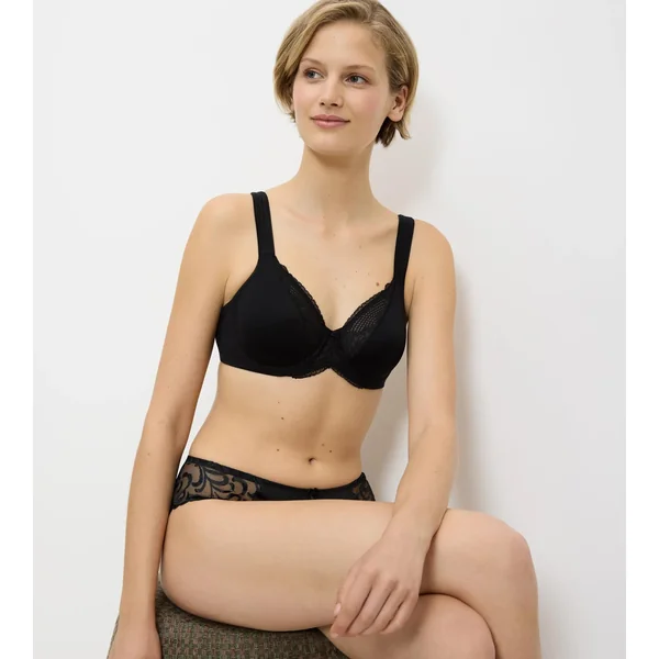 MODERN LACE+COTTON Black