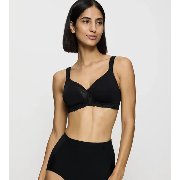 MODERN LACE+COTTON Black