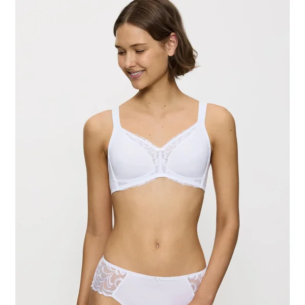 MODERN LACE+COTTON White