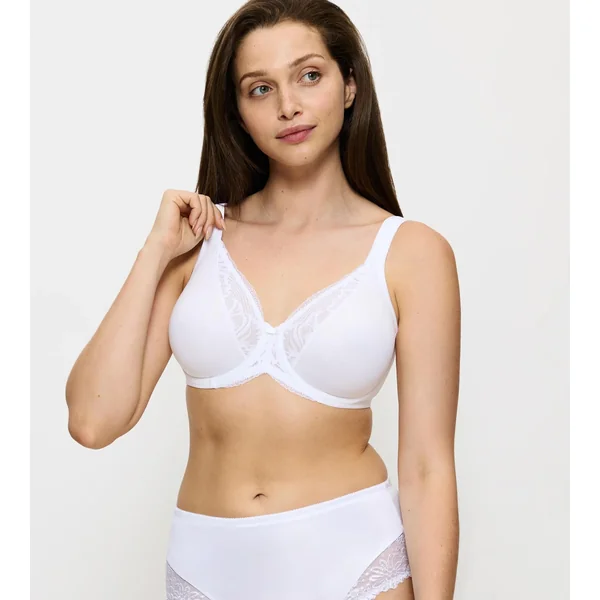 MODERN LACE+COTTON White