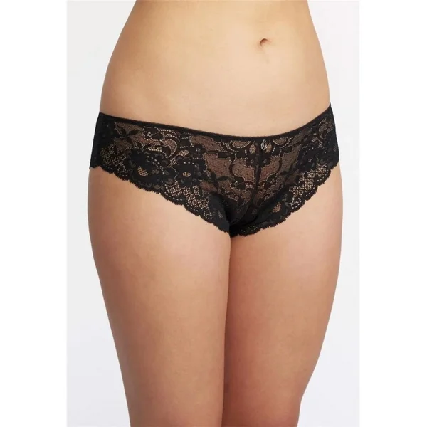 Montelle - Culotte brazilienne en dentelle Noir Small