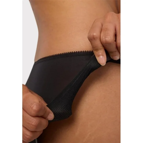 Montelle - Culotte Haute sans couture Antidérapante Noir Medium