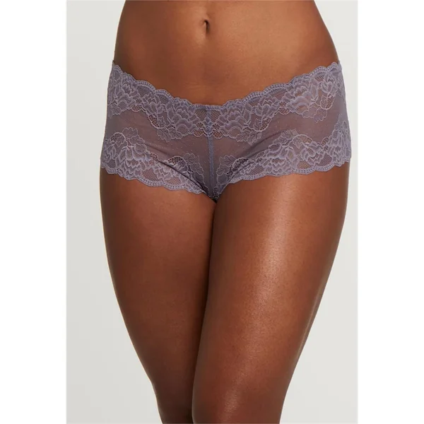 Montelle - Culotte shorty/cheeky en dentelle Crystal Grey Medium The Essentials