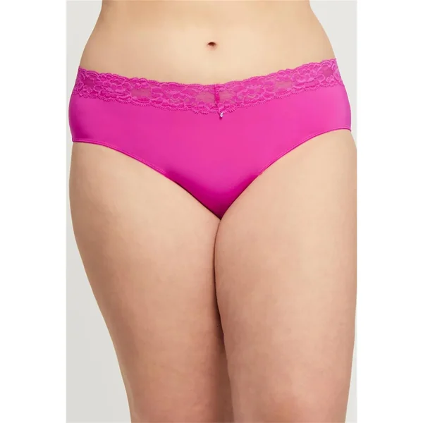 Montelle - Culotte Taille Haute avec bordure en dentelle Watermelon X-Large Intimates Brief
