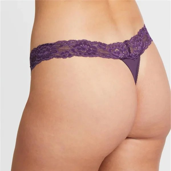 Montelle - Culotte tanga avec taille en dentelle Pinot Small