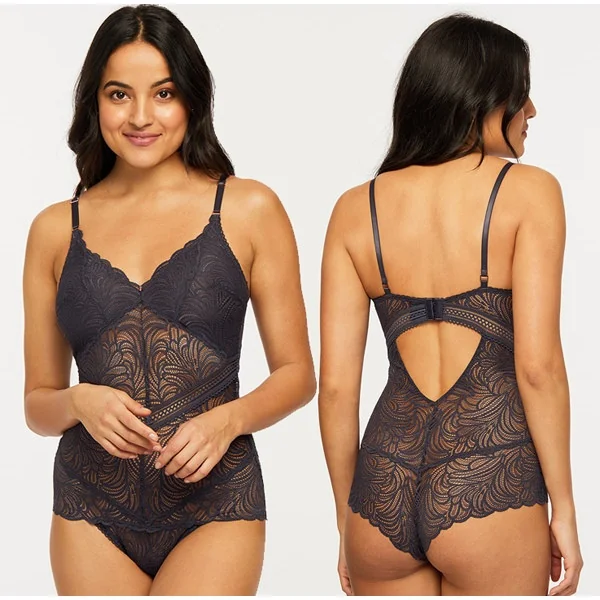 Montelle - Lace bodysuit Shadow Medium