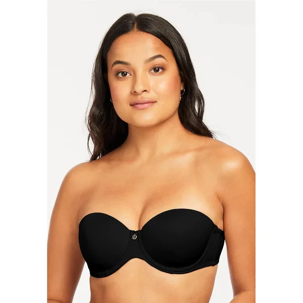 Montelle - Soutien gorge avec bretelles amovibles 38 (85) E Noir Strapless