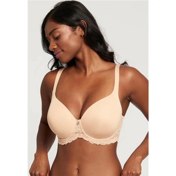 Montelle - Soutien-gorge T-Shirt Enveloppant 42 (95) D Sable Pure Plus