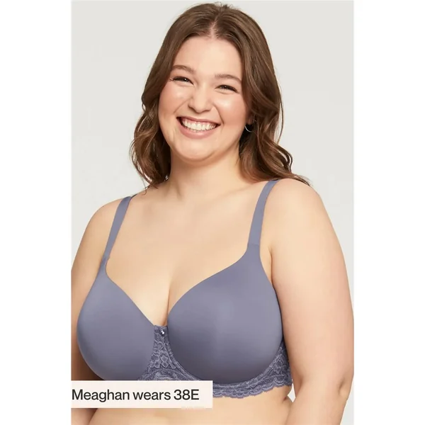 Montelle - Soutien-gorge T-Shirt Enveloppant 42 (95) G Crystal Grey Pure Plus