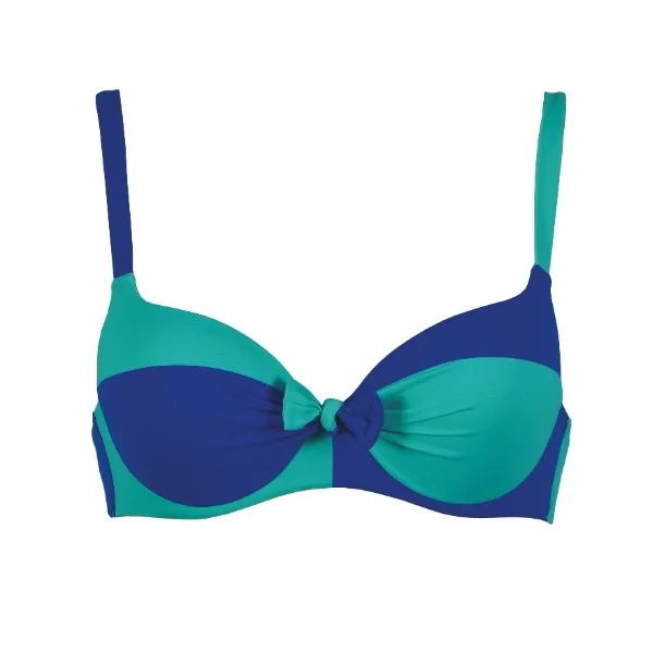 Naturana Badmode Femme bleu haut de bikini préformé