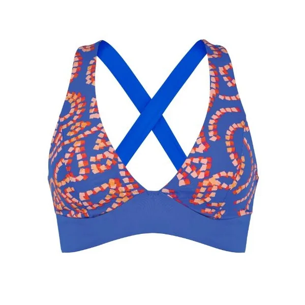 Naturana Badmode Femme bleu haut de bikini préformé