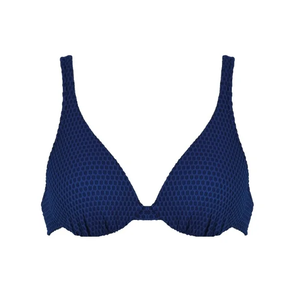 Naturana Badmode Femme bleu haut de bikini préformé