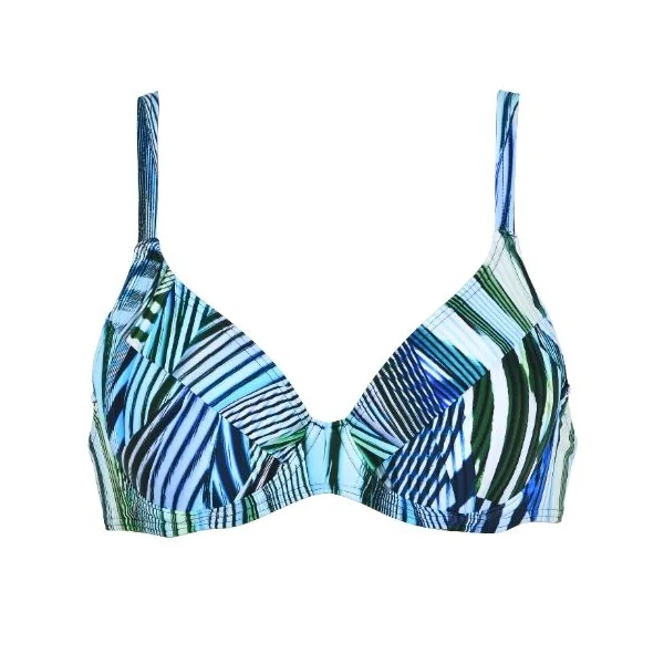 Naturana Badmode Femme bleu marine haut de bikini préformé