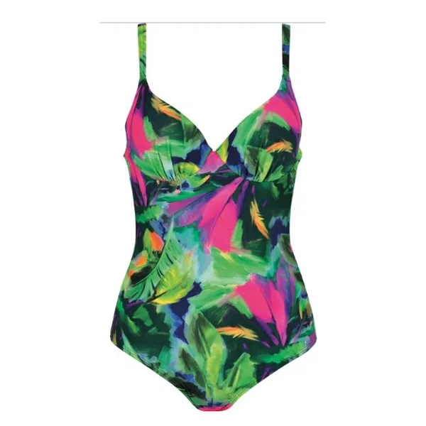Naturana Badmode Femme bleu marine/rose maillot de bain