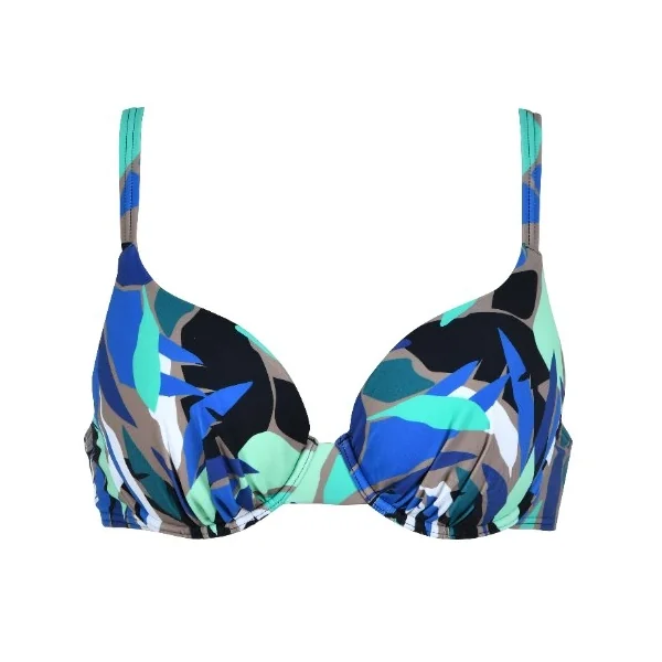 Naturana Badmode Femme noir/kaki haut de bikini préformé