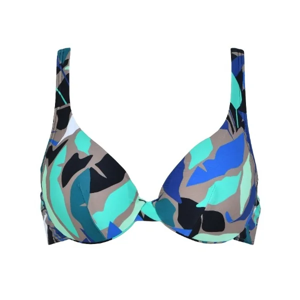Naturana Badmode Femme noir/kaki haut de bikini préformé