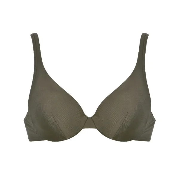 Naturana Badmode Femme vert olive haut de bikini préformé