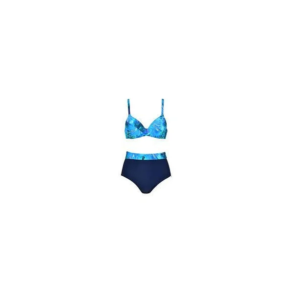 Naturana - Maillot 2 pièces avec armature 44 (100) F Bleu