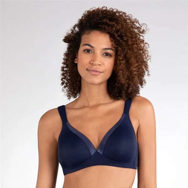 Naturana - Soutien-gorge sans armature 40 (90) D Marine