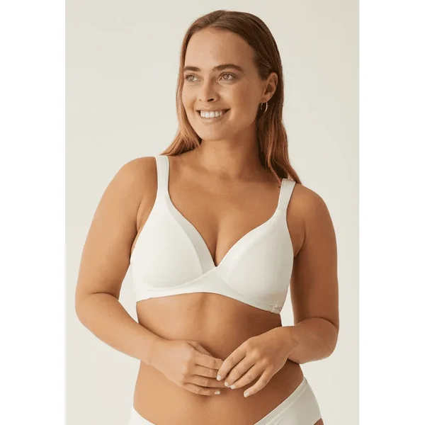 Naturana - Soutien-gorge sans armature 42 (95) C Blanc