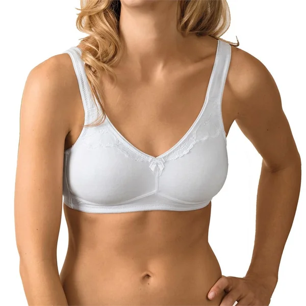 Naturana - Soutien-gorge sans armature en cotton 34 (75) C Blanc