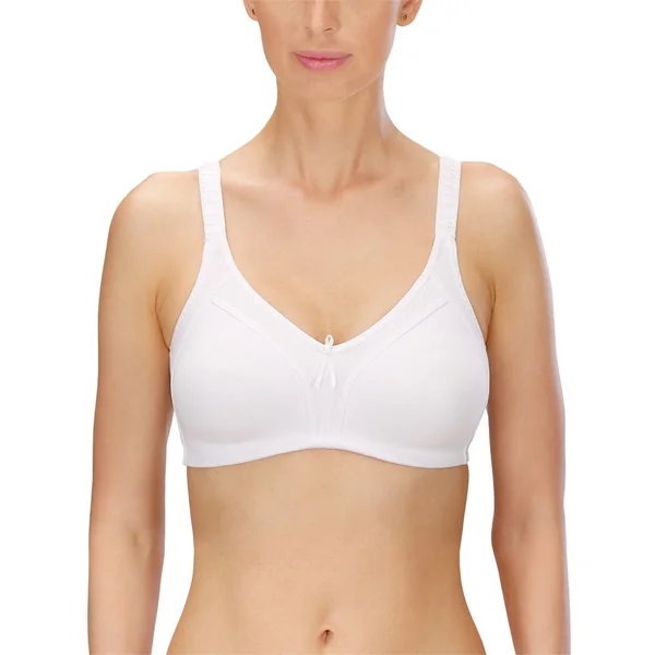 Naturana - Soutien-gorge sans armatures en cotton 34 (75) B Blanc