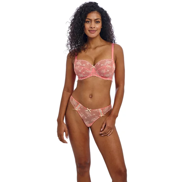 Offbeat Decadence Soutien-gorge Renfort latéral - corail