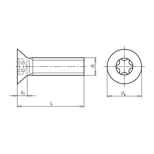 Outillage Visserie Marine TORX - M6 (lot de 4)