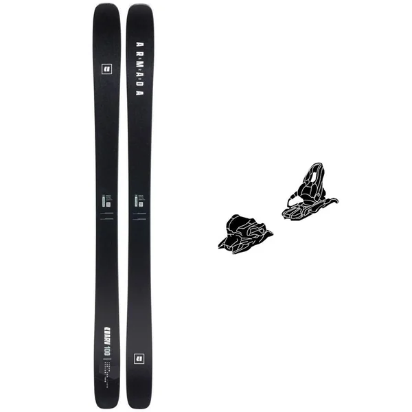 Pack Ski Alpin Arv 100 Black Edition + Fix