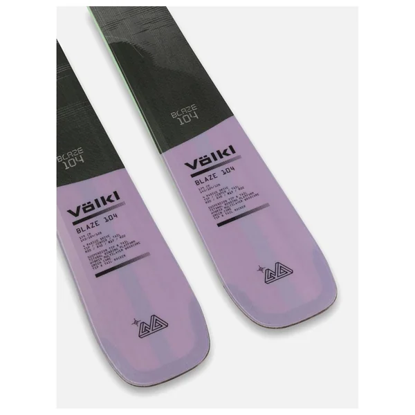 Pack Ski Alpin Blaze 104 Purple + Fix