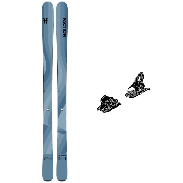 Pack Ski Alpin Dancer 1 Grey + Fix