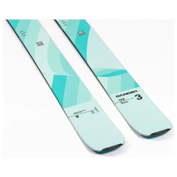 Pack Ski Alpin Dancer 3 Turquoise + Fix