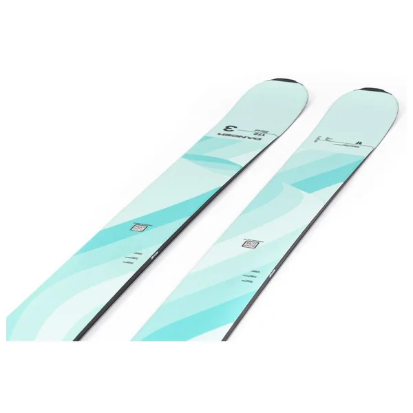 Pack Ski Alpin Dancer 3 Turquoise + Fix