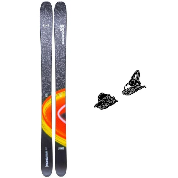 Pack Ski Alpin Pandora 106 + Fix