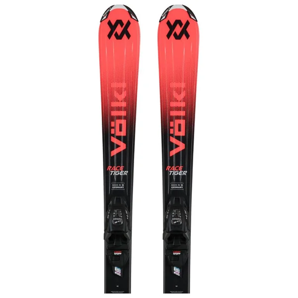 Pack Ski Alpin Racetiger Jr Red E + Fix