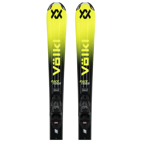 Pack Ski Alpin Racetiger Jr Yellow E + Fix