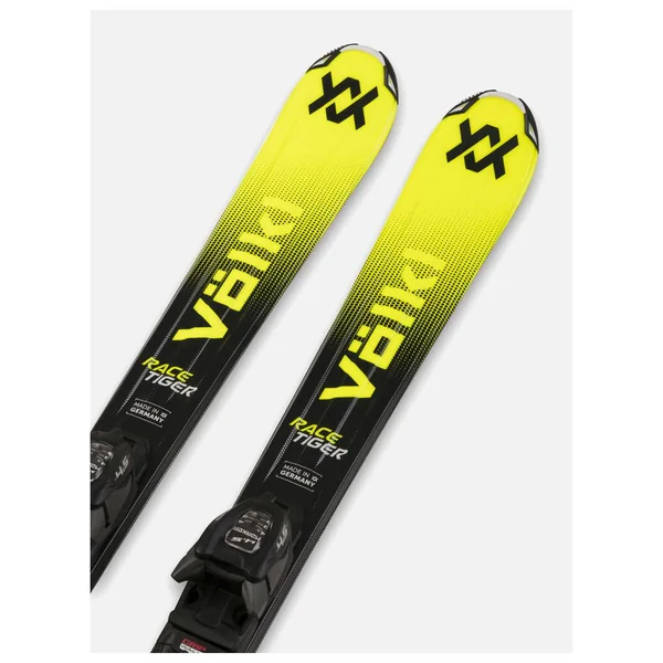 Pack Ski Alpin Racetiger Jr Yellow E + Fix