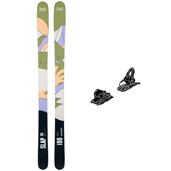 Pack Ski Alpin Slap 98 + Fix