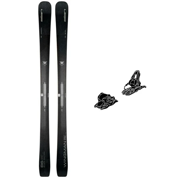 Pack Ski Alpin Wingman 86 Black Edition + Fix