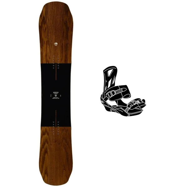 Pack Snowboard Element Rocker + Fix