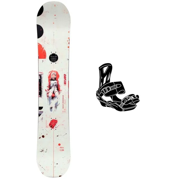 Pack Snowboard Outerspace Living + Fix