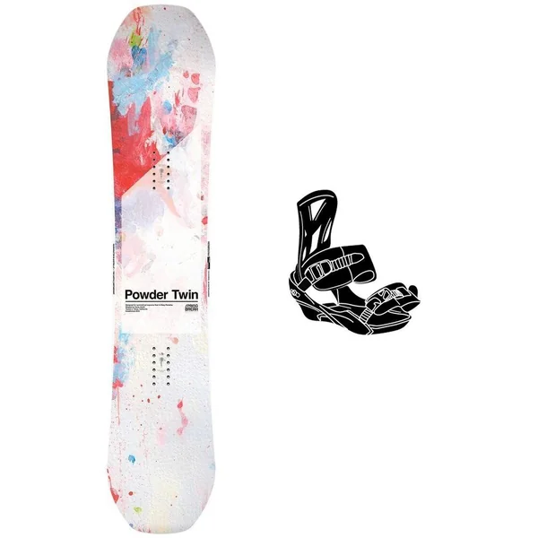 Pack Snowboard Powder Twin + Fix