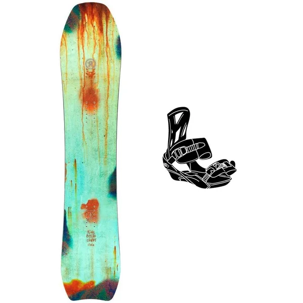 Pack Snowboard Psychocandy + Fix