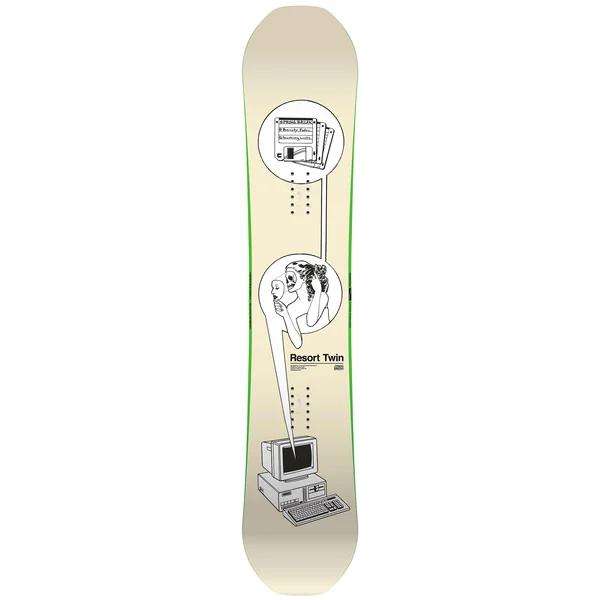 Pack Snowboard Resort Twin + Fix